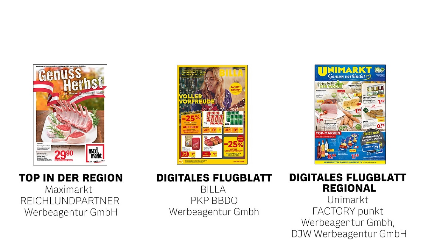 Gewinner Maxi Markt, Billa und Unimarkt